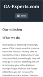 Mobile Screenshot of ga-experts.com